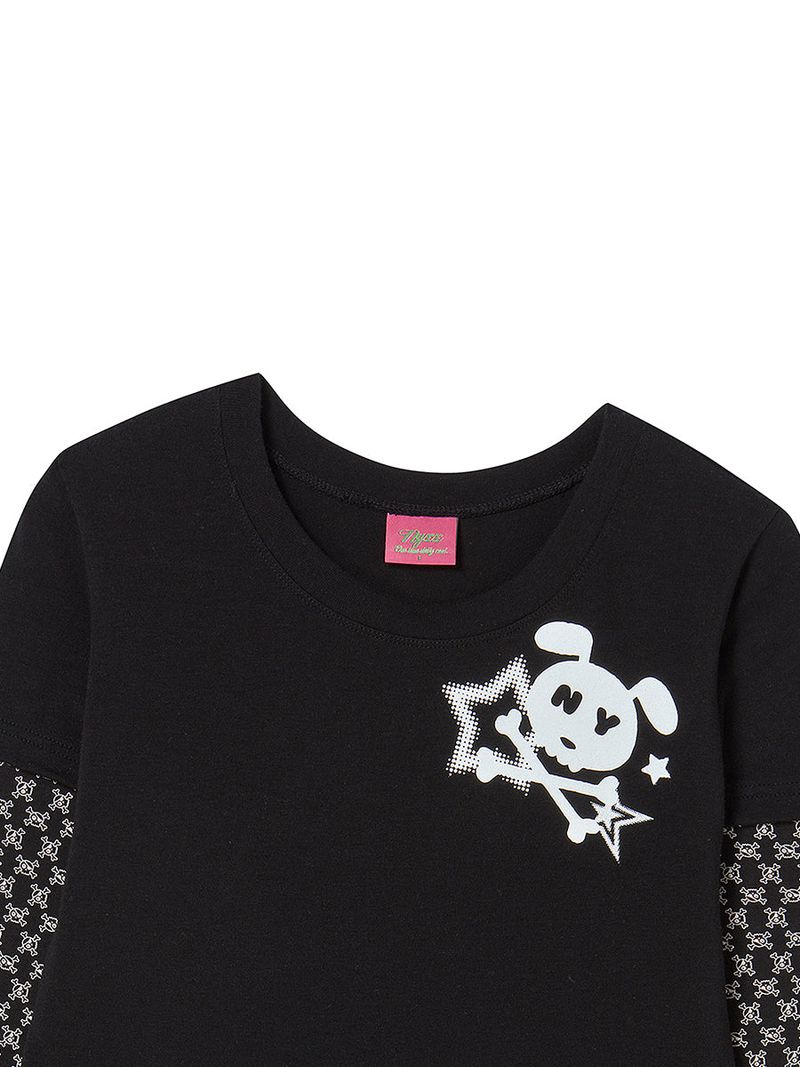 SKULL L/S BLACK