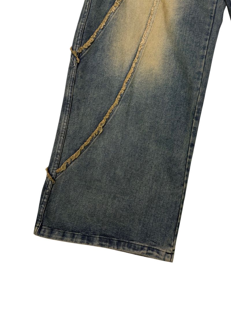 Melt Seamline Denim Pants (2 Colors)