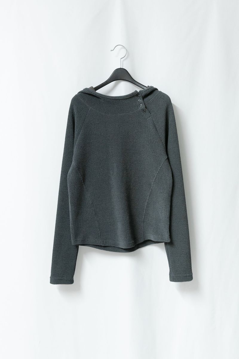 curve button golgi hood top(3colors)