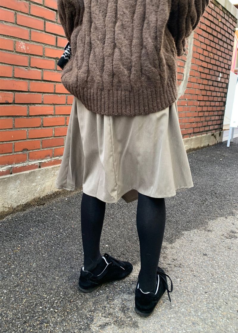  STRIPE BLEND SKIRT