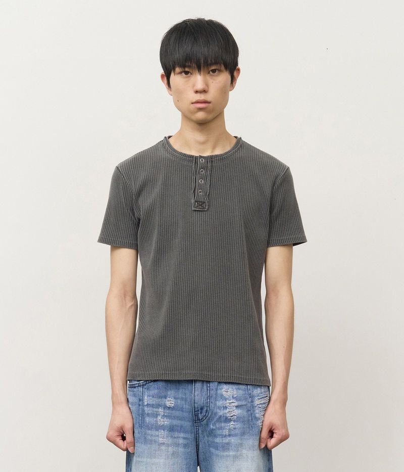 HIFIFNK（ハイファイファンク）の「Drow Pigment Henley Top（Tops）」