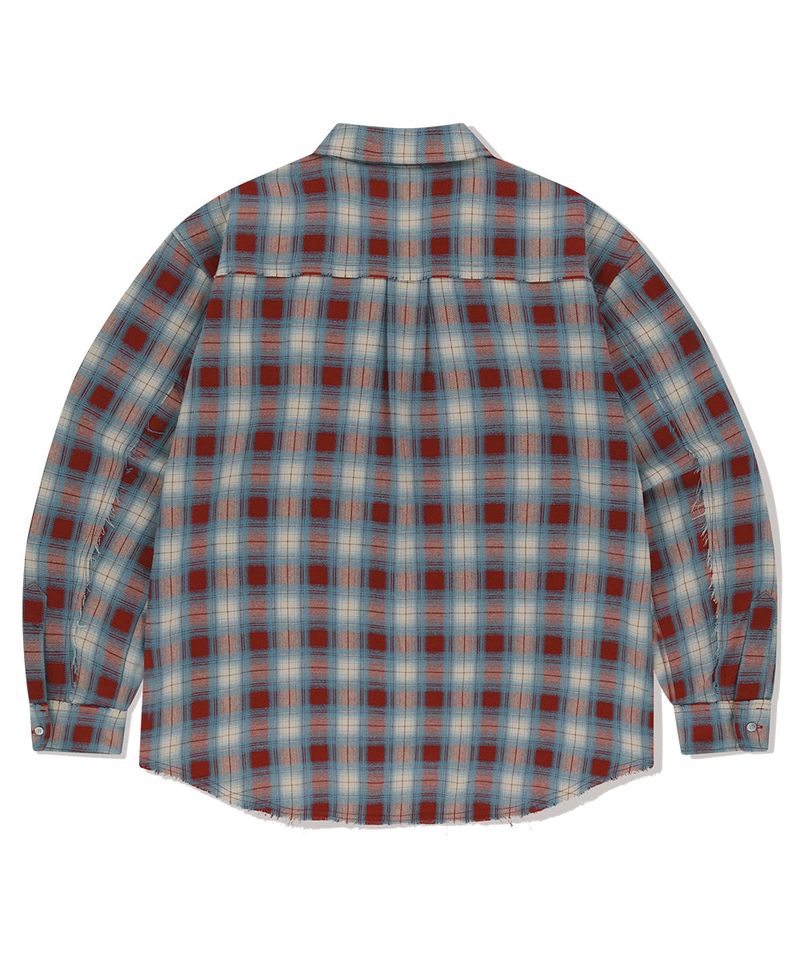 RAW CUT OMBRE SHIRT