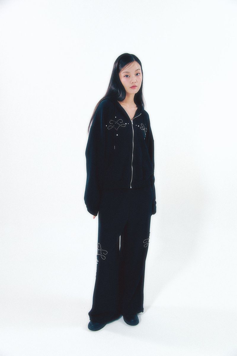 Pearl Track Pants Black