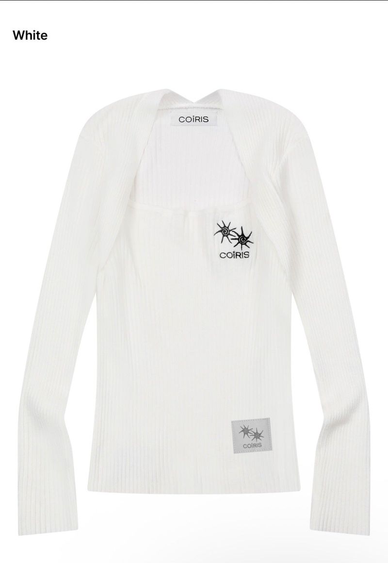 RAHI BOLERO NECK KNIT (2COLOR)