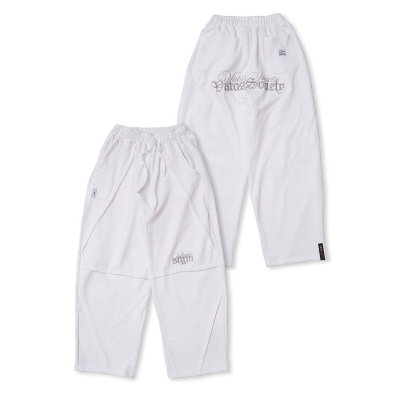 ML WIDE BALLON PANTS BLACK  / WHITE