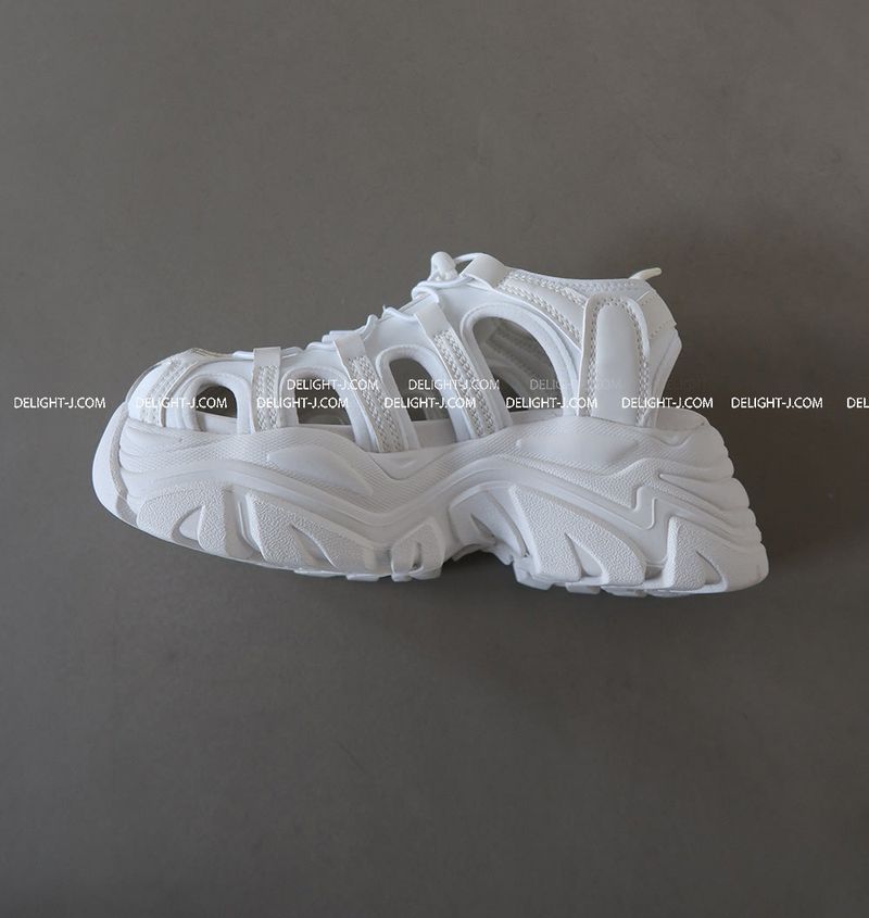 full-heeled sandal sneakers