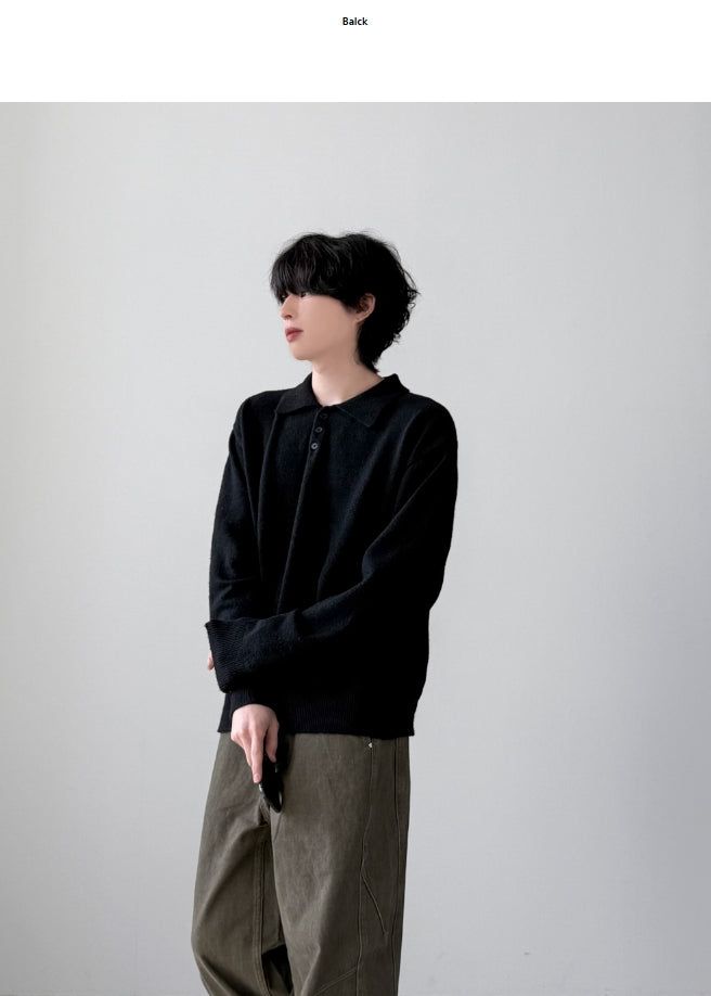 Yuria Wool Collar Knit