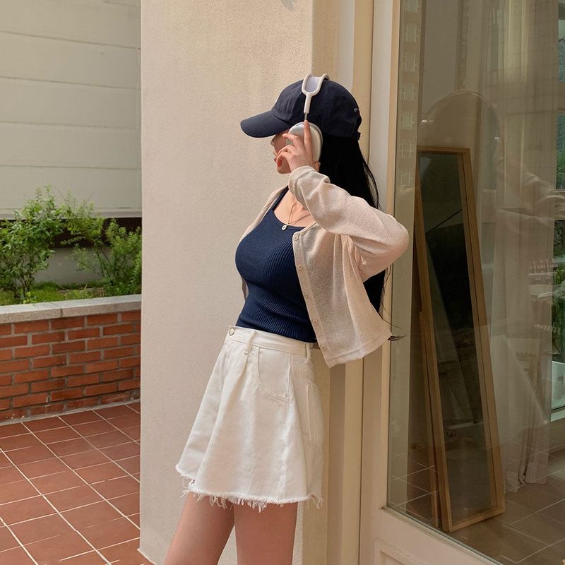 [BELLIDE MADE] CASTERA RIB KNIT CAMISOLE