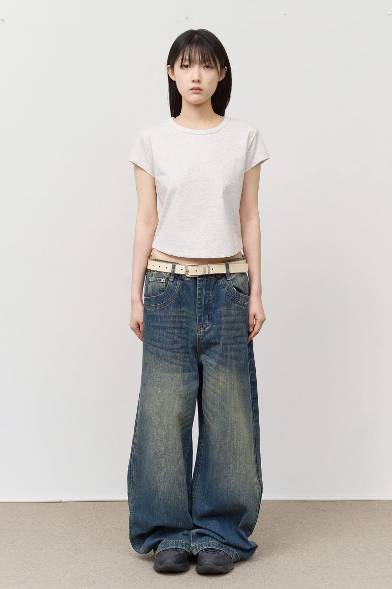 (W) Milk Basic Top