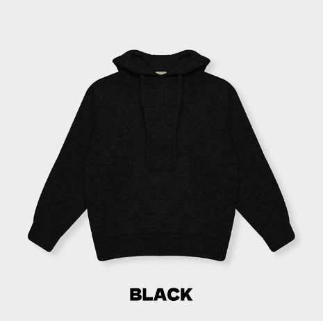 Raise Boucle Knit Hood