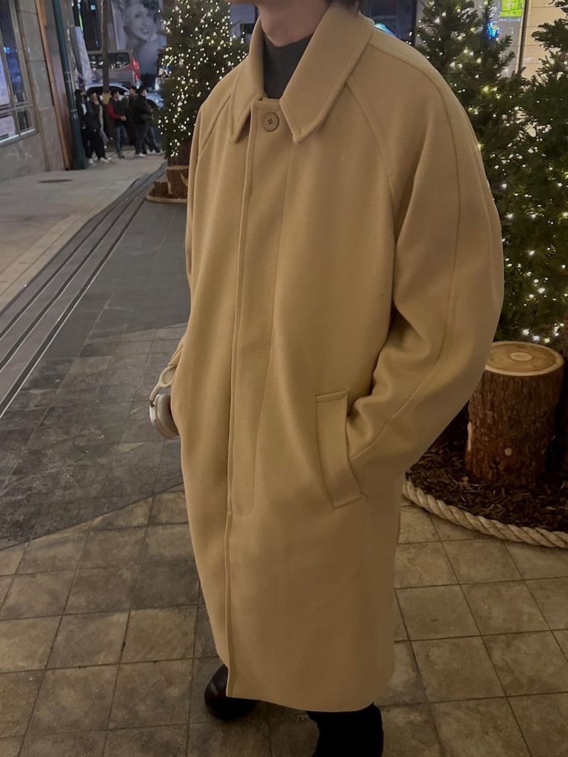 ASCLO Benia Raglan Long Coat (3color)