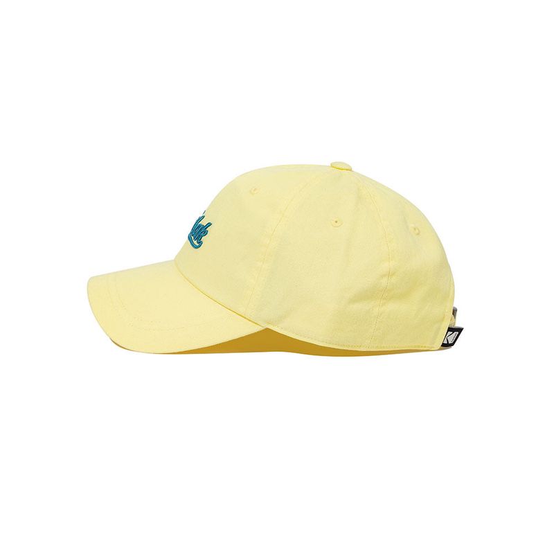 LETTERING RELAX FIT BALL CAP【WHITE】