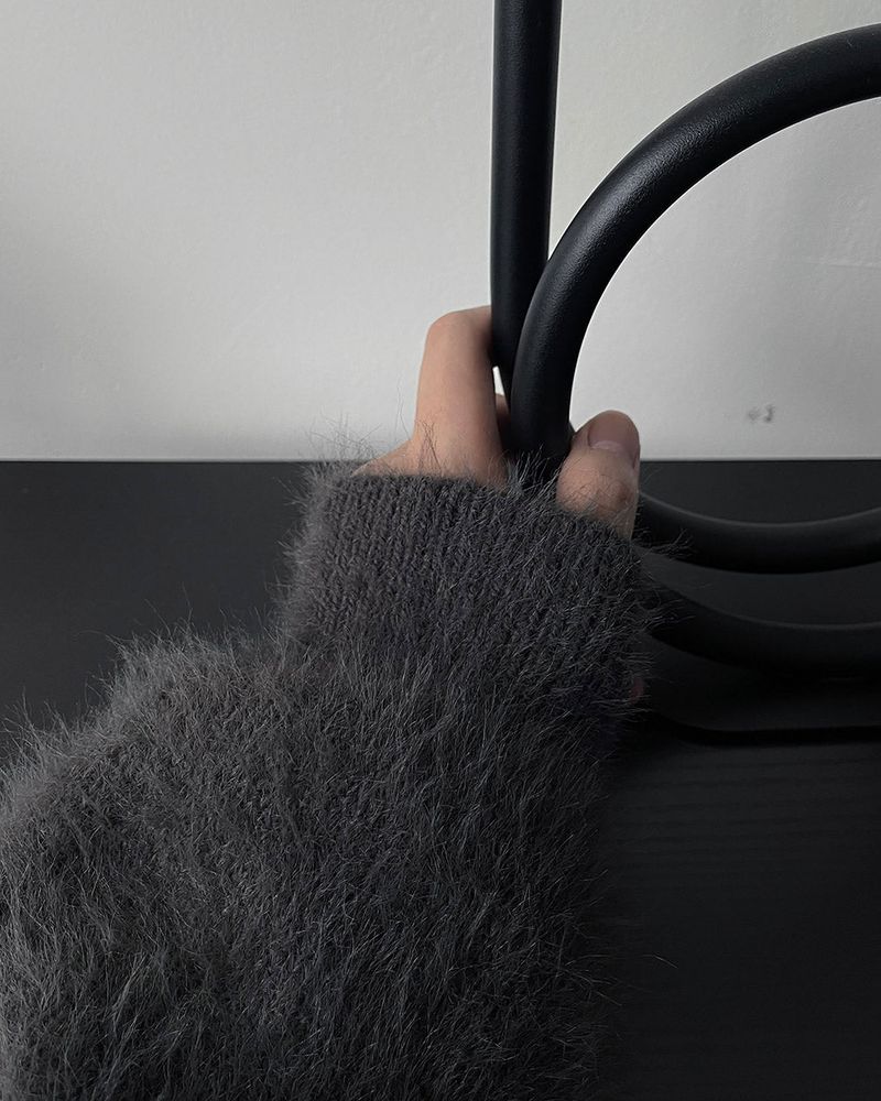 OA Blanc Angora Cardigan (3 colors)