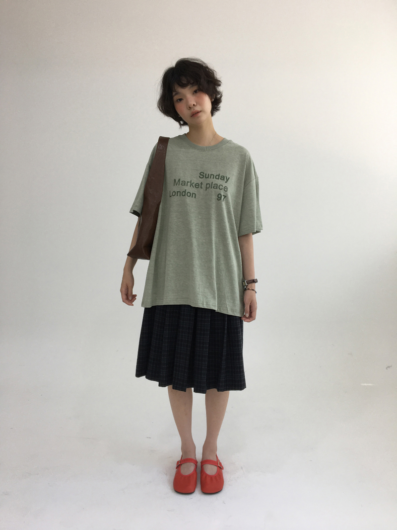 YWD PLAID PLEATS SKIRT (3color)