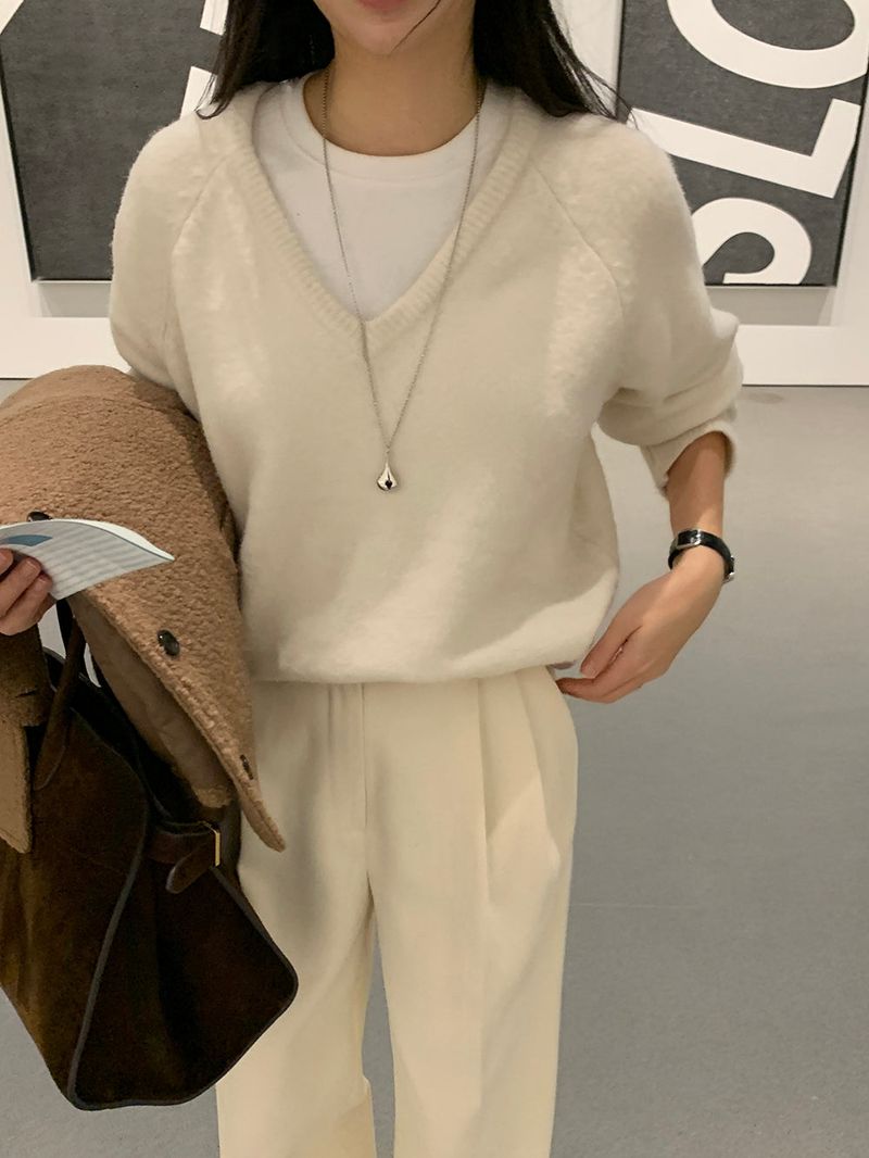 [MADE] [Wool Napping] Winter Warm Pintuck Wide Slacks