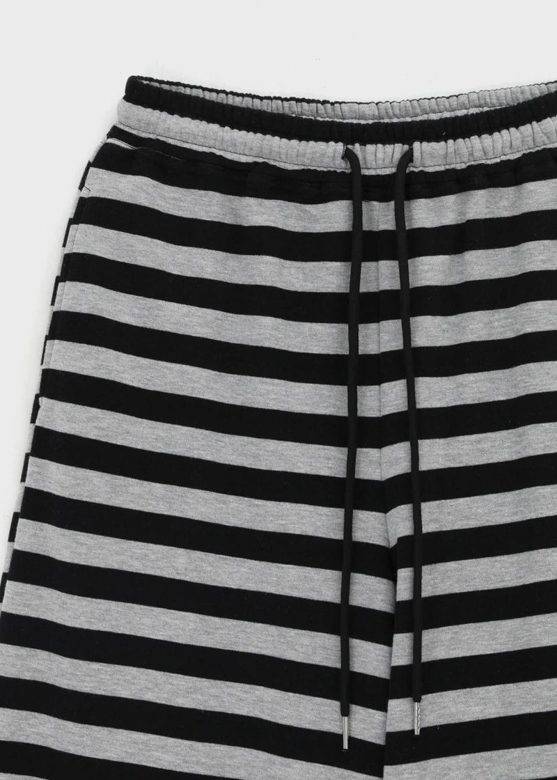 [B-BASIC] Bold Stripe Banding Pants