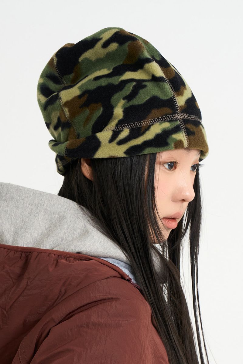 Raucohouse（ラウコハウス）の「Moa camouflage fleece beanie（Hats）」