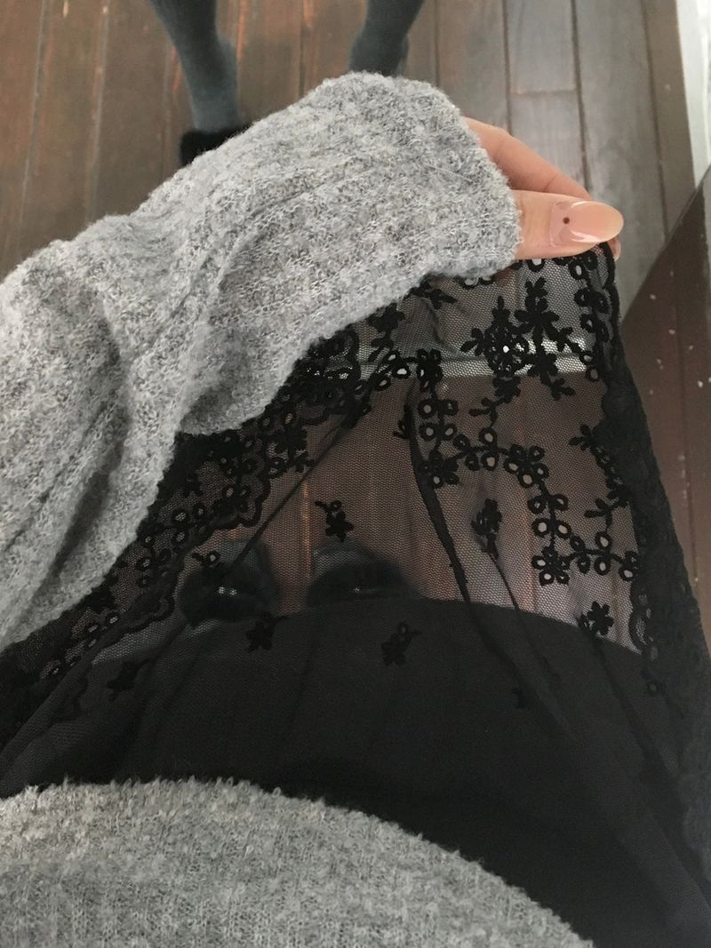 Long Lace Tank Top