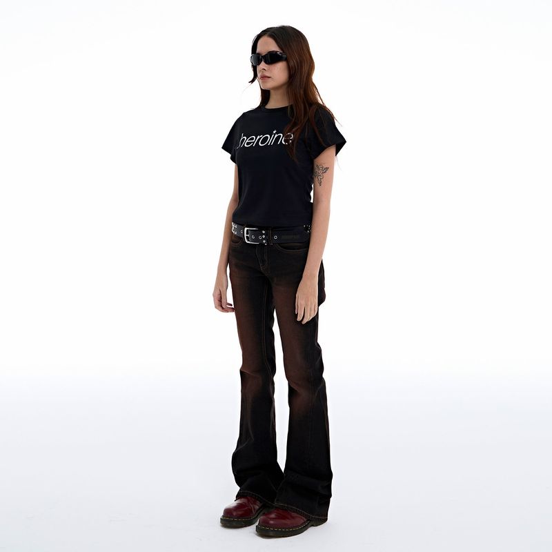 MP WASHED BOOTSCUT JEANS BLACK