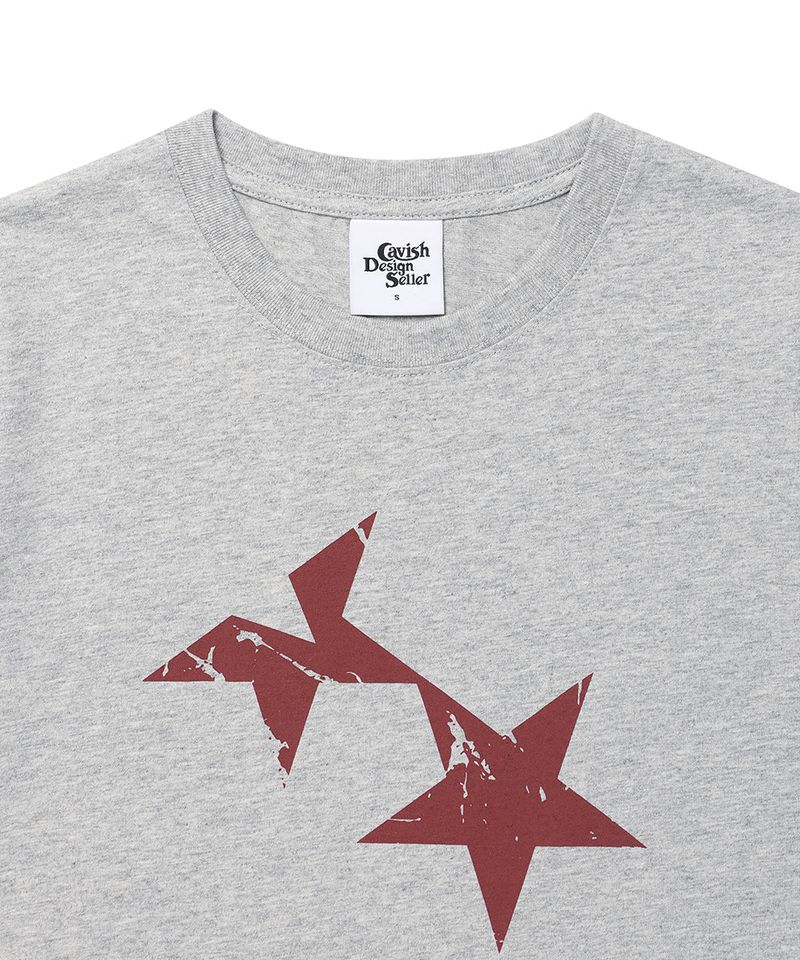 W TWIN STAR SS TEE GREY(CV2GMFT516A)