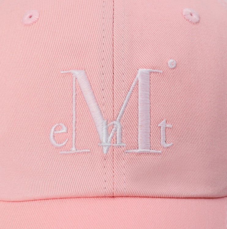 MUCENT SIGNATURE BALL CAP (Strawberry milk)