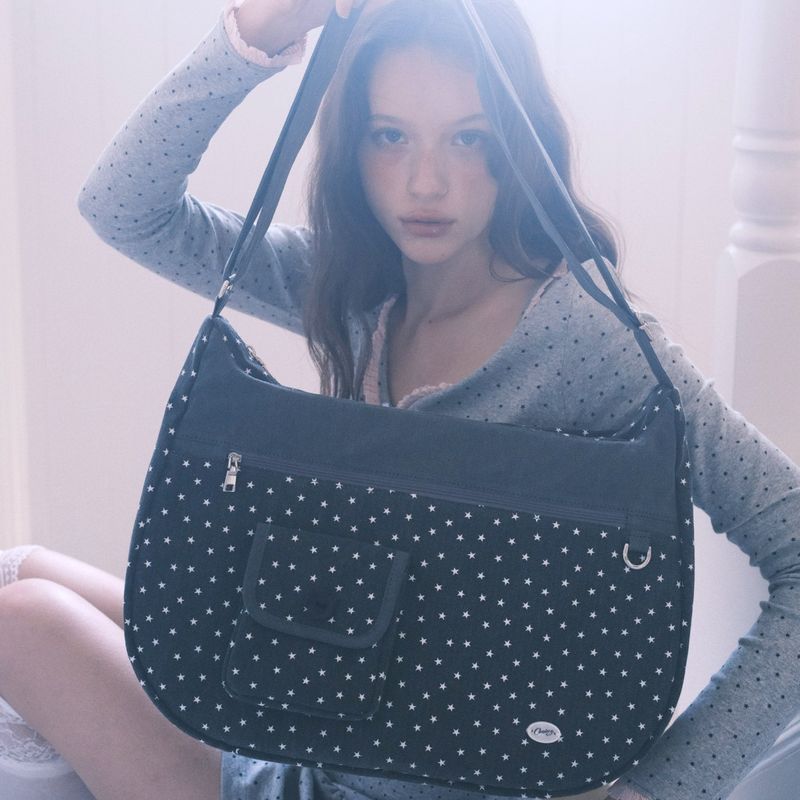 Star messenger bag_black