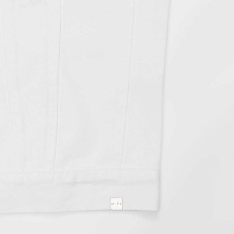 LOOSE FIT WHITE DENIM VEST code 21011