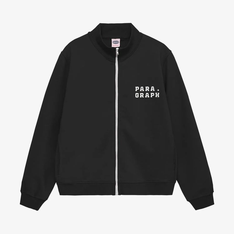 PARAGRAPH COTTON JERSEY ZIP-UP