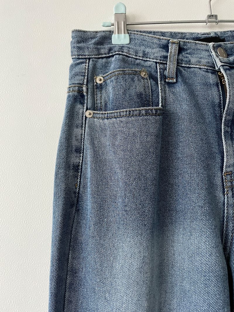 Sea loose boot-cut denim pants