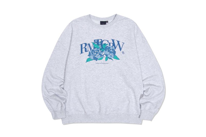 BLUE ROSE CREWNECK