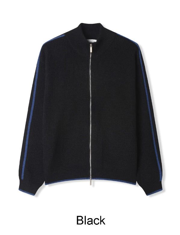 Davenn Track Line Knit Zip-Up
