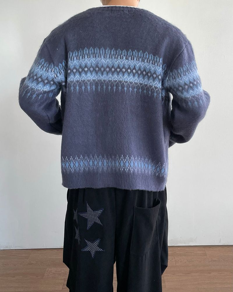 Cozy Nordic Knit Cardigan