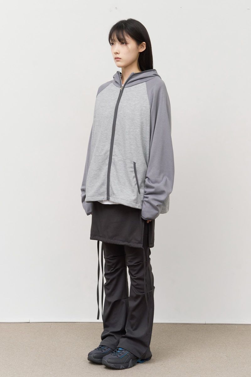 Coke Raglan Hooded Zip Up