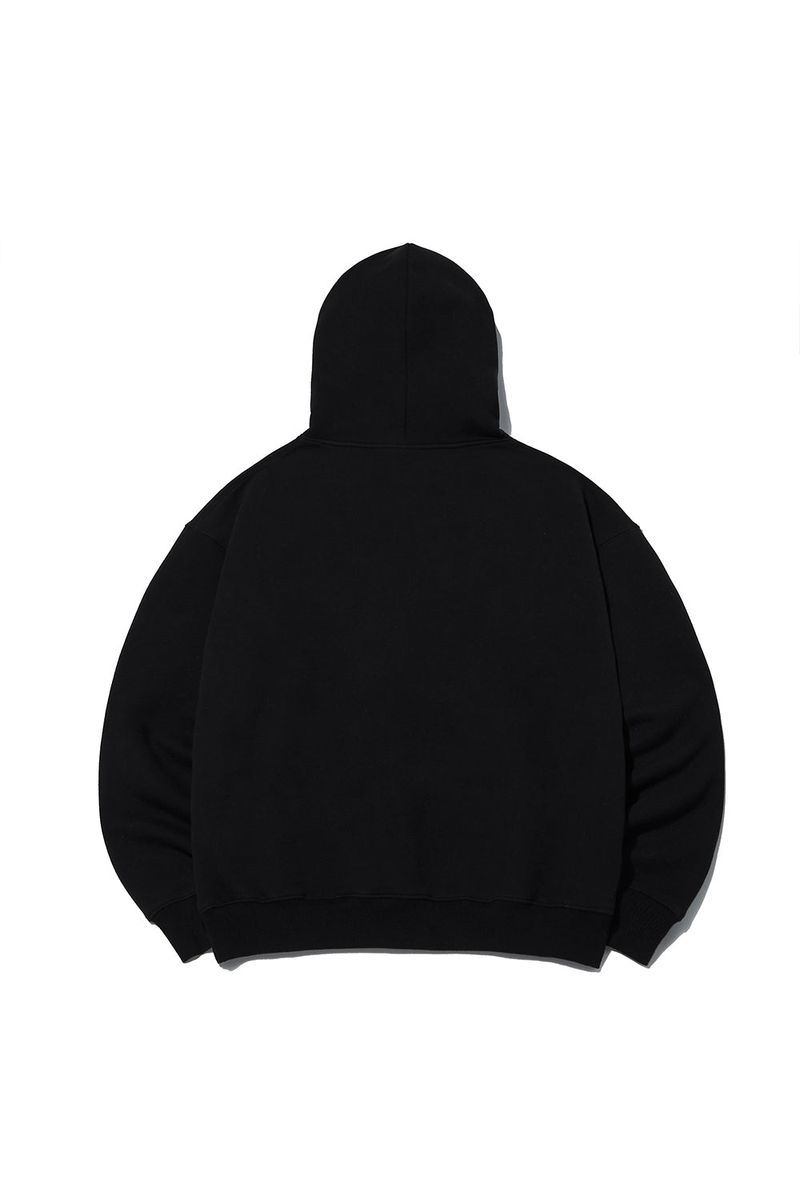 Flame Bear Hoodie_Black