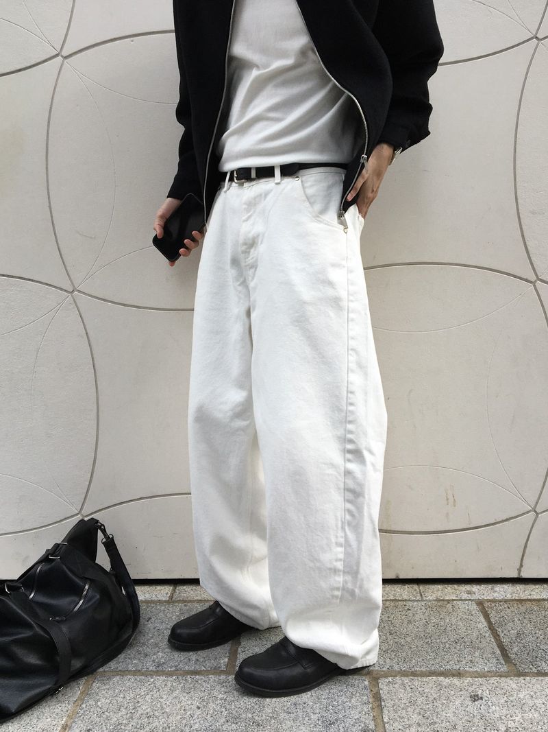 Mono Basic Curved Cotton Pants