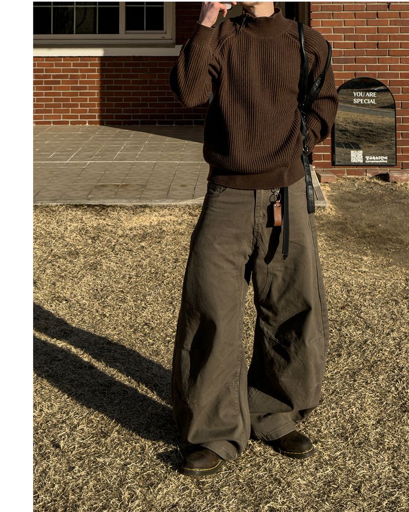 OVRUNE Panel Curved Cotton Pants