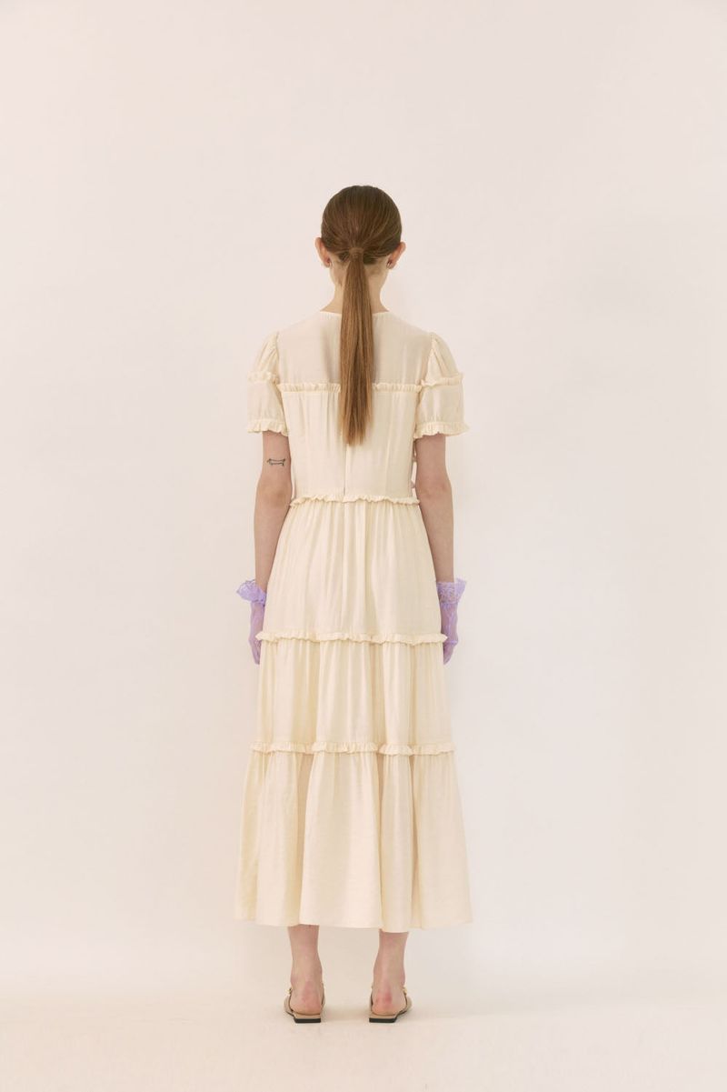 Frill can-can dress