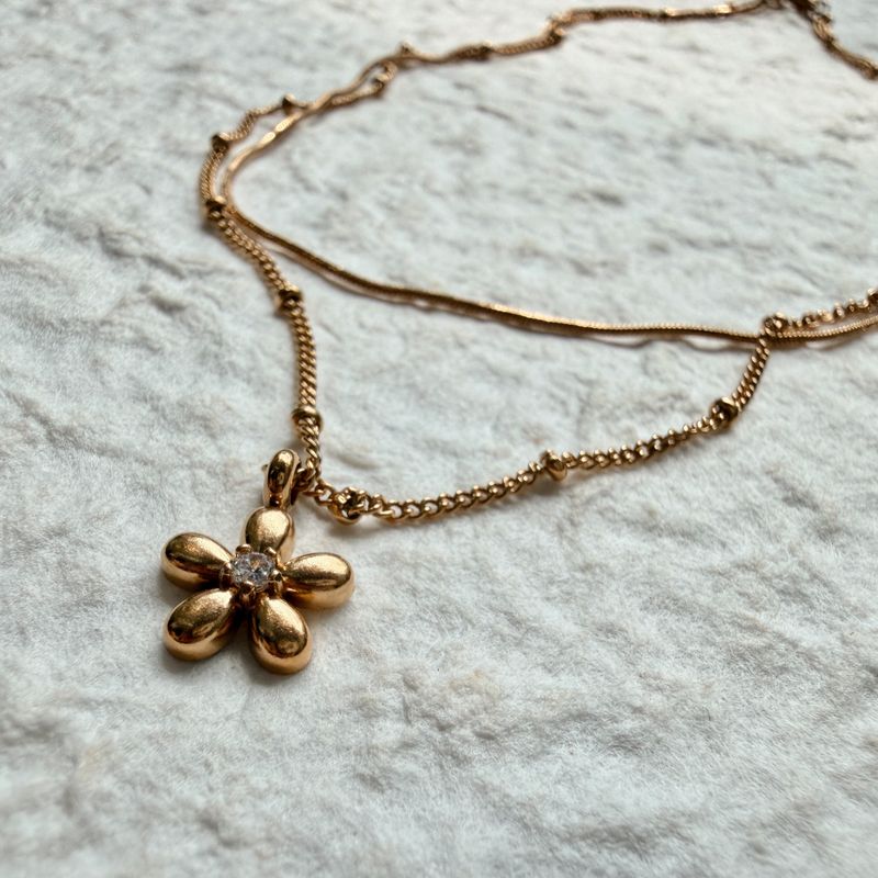 Y2K Floral Necklace