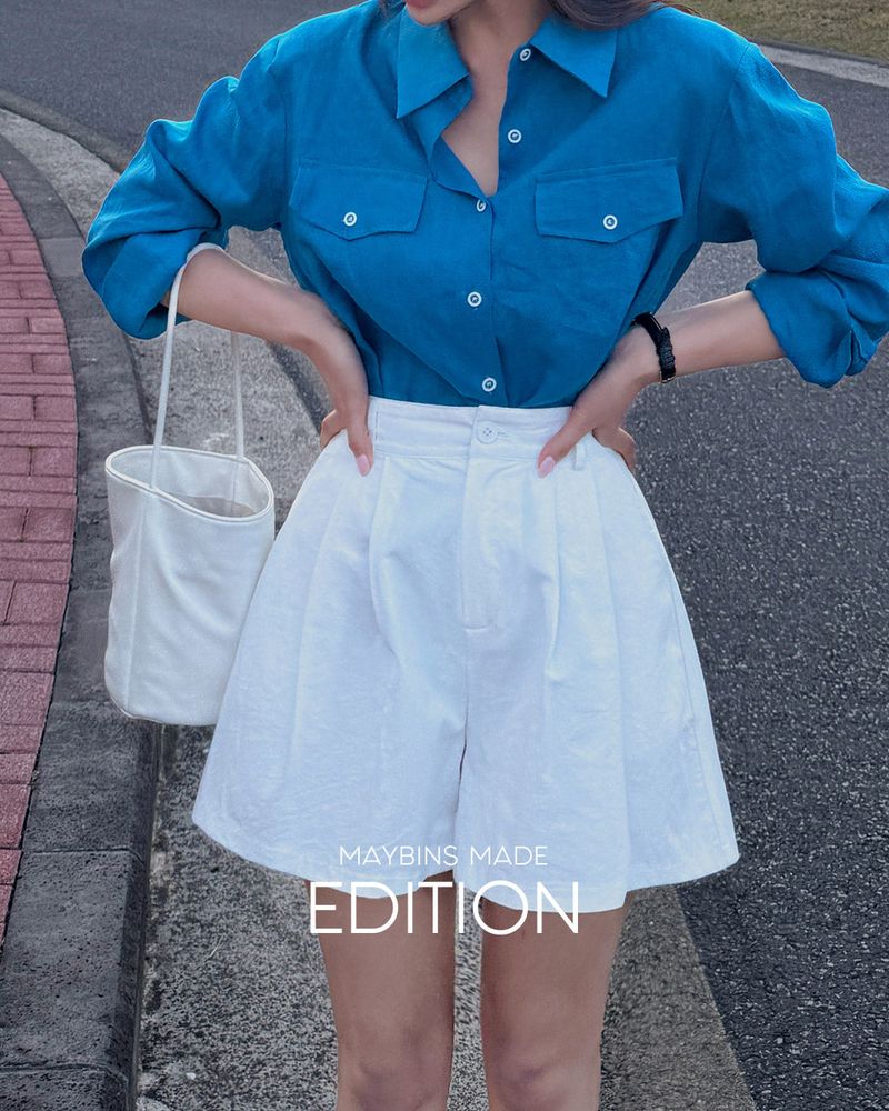 MAYBINS（メイビンス）の「[MADE] Woonell Pintuck Shorts（Pants）」