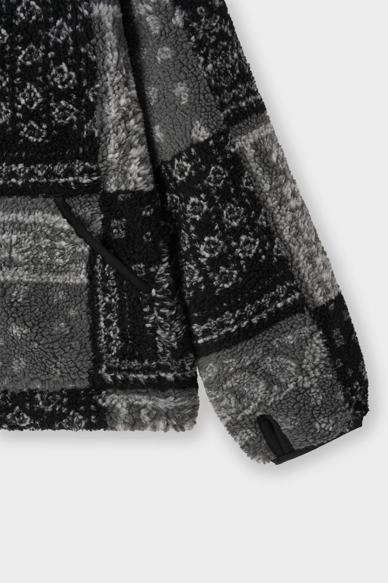 Quant Paisley Fleece Zip-Up Jacket 2C