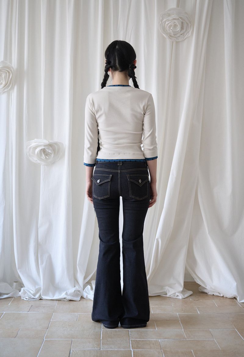 MINI DOT TRIM T IVORY