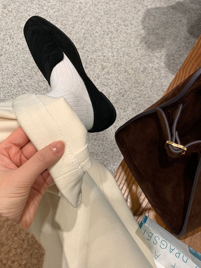 [MADE] [Wool Napping] Winter Warm Pintuck Wide Slacks
