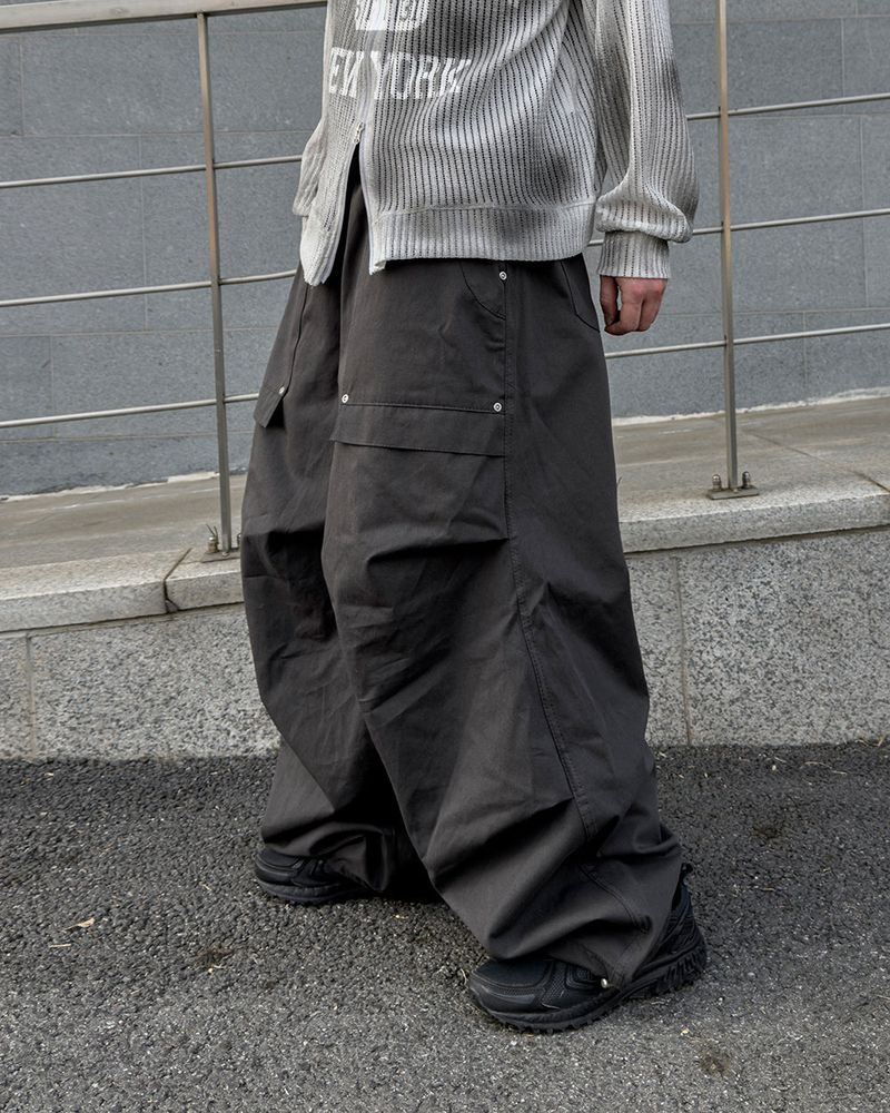Doblen Rivet Balloon Cotton Pants