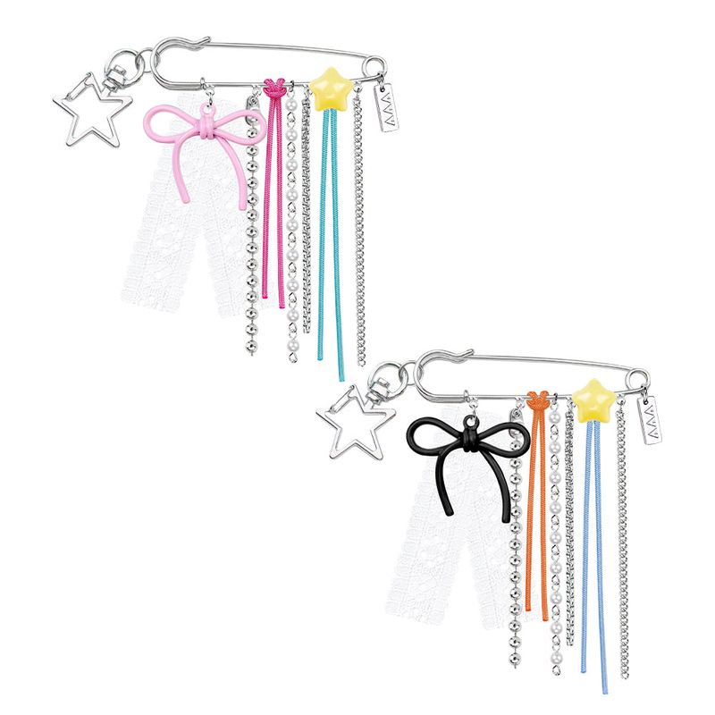 VVV（ブイブイブイ）の「Lace Ribbon Star Safety Pin Keyring （Toys/Key Holders）」
