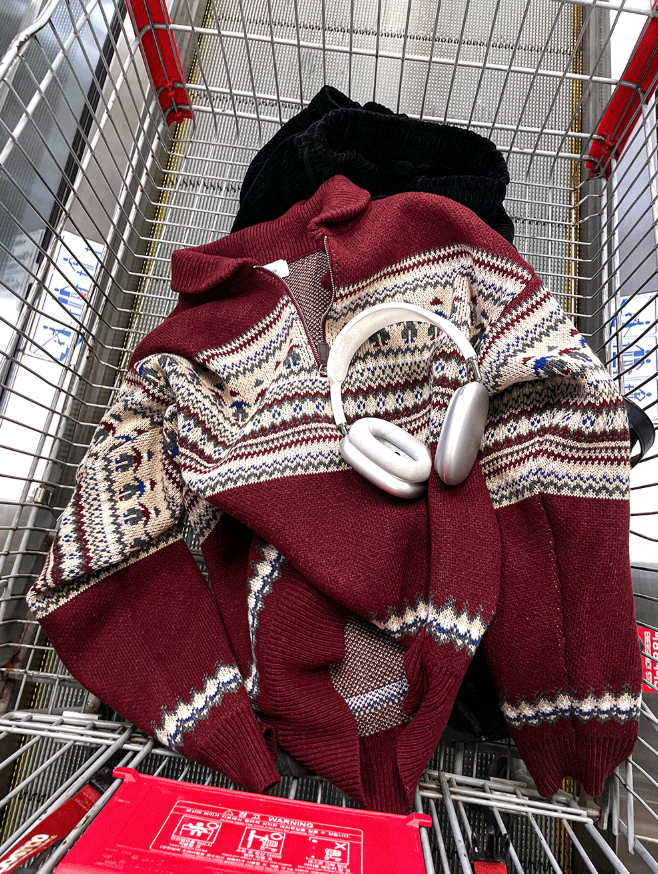 Hugo Wool Half-zip Knit