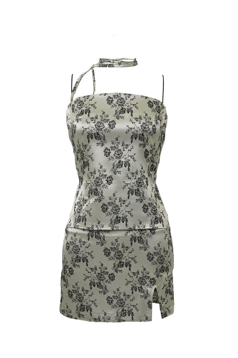 FLORAL TWO PIECE-TOP[ivory]