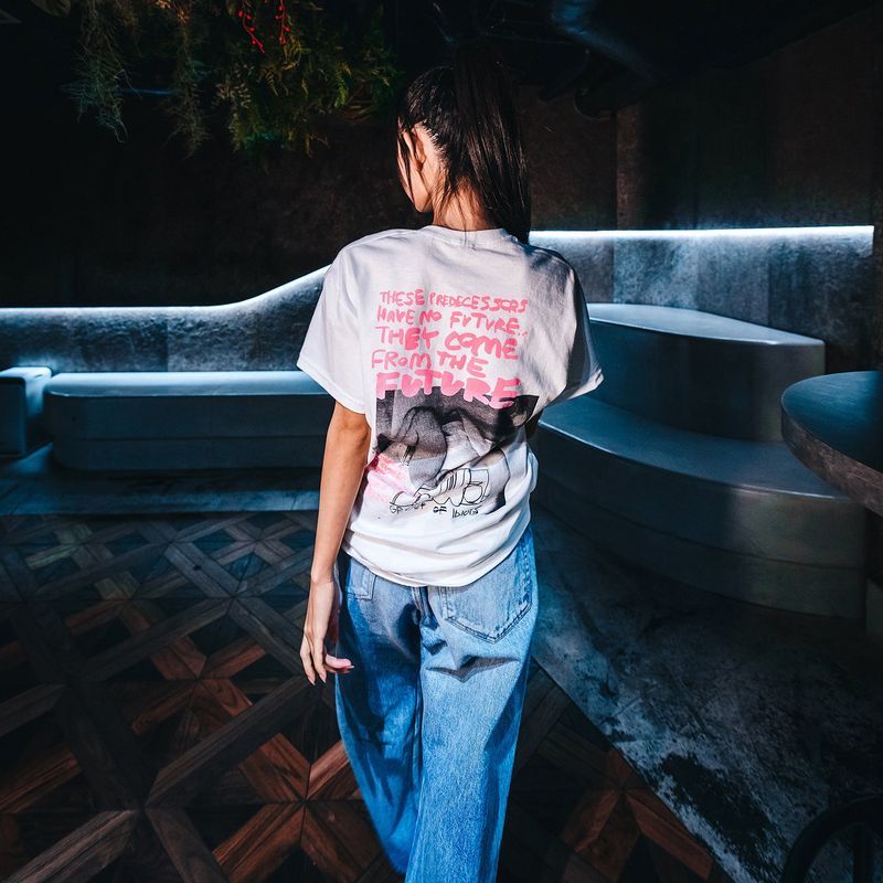 PRESTIGE APPAREL（プレステージアパレル）の「fAWA x PRESTIGE “ユミ” 半袖Tシャツ No.001（トップス）」