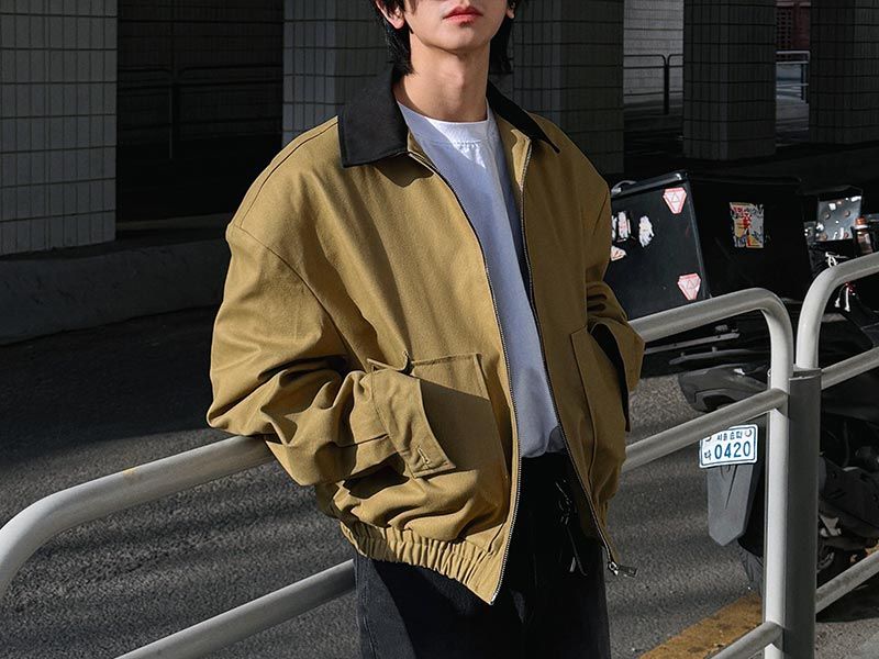 3 TAP Karl Oxford Bicolor Jacket (2color)