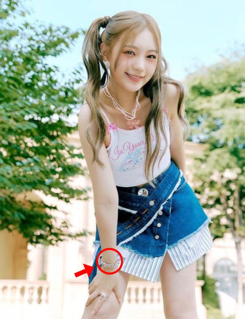 0083 [REDVELVET, ITZY, KEP1ER PICK] Full AAA zirconia heart bracelet