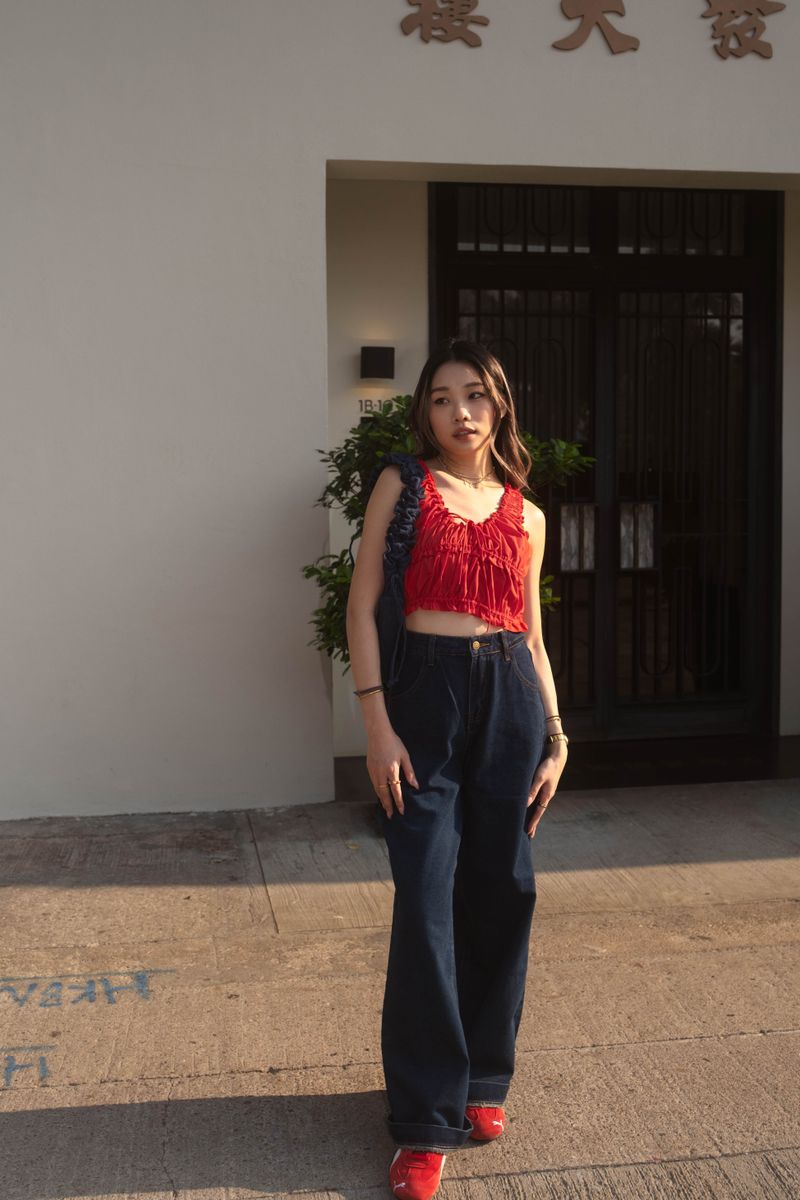 We Fell In Love In Reality（ウィ フェル イン ラブ イン リアリティ）の「Chubby Ruched Tank （Tops）」